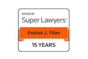 Rated By Super Lawyers Patrick J. Filan 15 Years